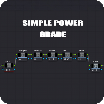 Simple DaVinci Power Grade